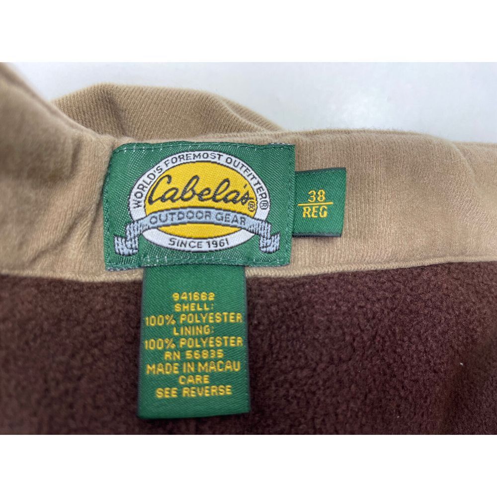 CABELAS MEN'S TAN FLEECE PANTS SIZE 38x30‎ - Picture 8 of 8